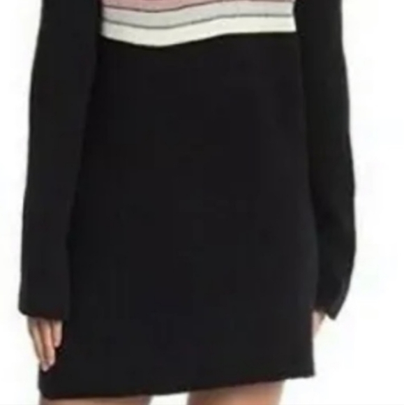 FREE PEOPLE Size S  New sweater dress. Color Black with stripes. - Picture 5 of 9